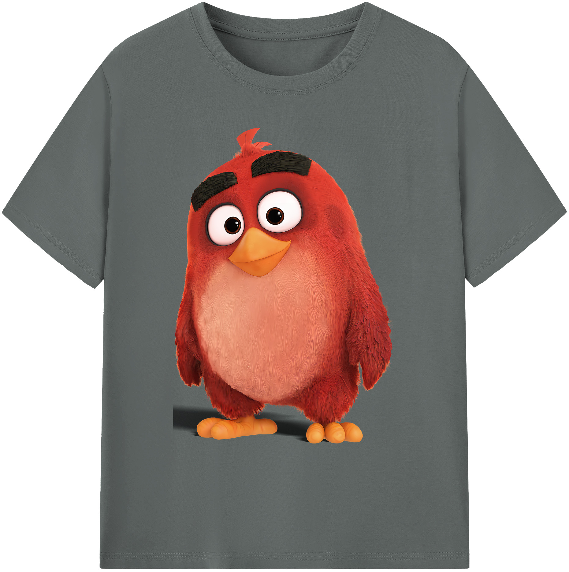 （画像用） Angry Birds アングリーバード 綿100％ メンズ半袖Tシャツ｜肌触りやわらか＆通気性